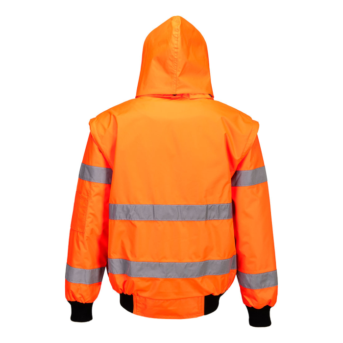Jacheta reflectorizanta Portwest BOMBER HI-VIS 3in1 C467, 100% poliester, 190 gr/mp [4]