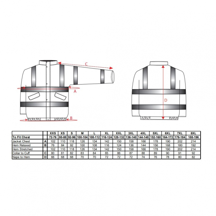 Jacheta reflectorizanta Portwest BOMBER S463, 100% poliester, 190 gr/mp [2]
