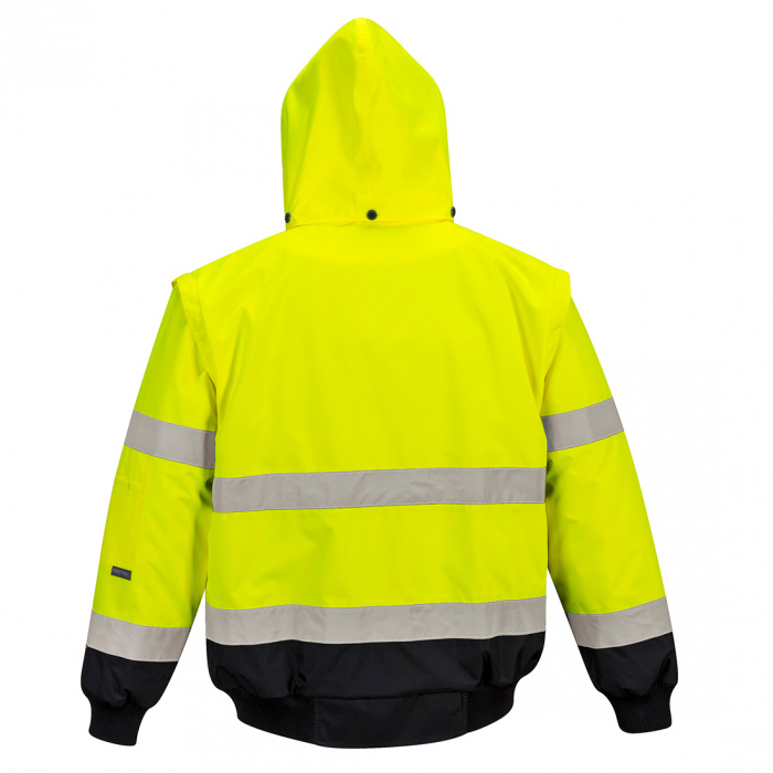 Jacheta reflectorizanta Portwest CONTRAST BOMBER C465, 100% poliester, 190 gr/mp [3]
