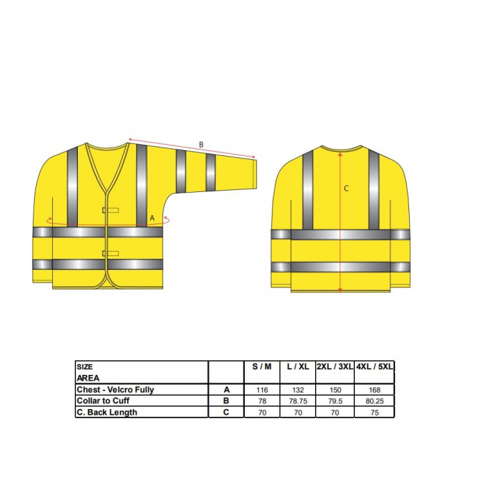Jacheta reflectorizanta Portwest HIVIS FR85, antistatica, ignifuga,  98% poliester 2% fibra de carbon, 120g [2]