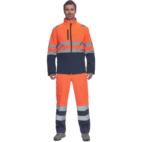 Jacheta reflectorizanta softshell Cerva GRANADA HV SOFTSH, 94% poliester, 6% elastan, 300 gr/mp [2]