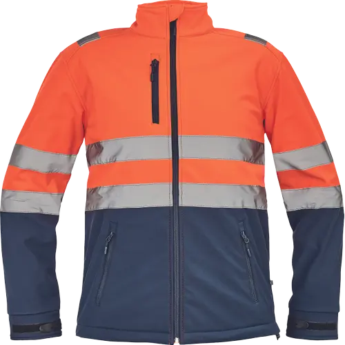 Jacheta reflectorizanta softshell Cerva GRANADA HV SOFTSH, 94% poliester, 6% elastan, 300 gr/mp [1]