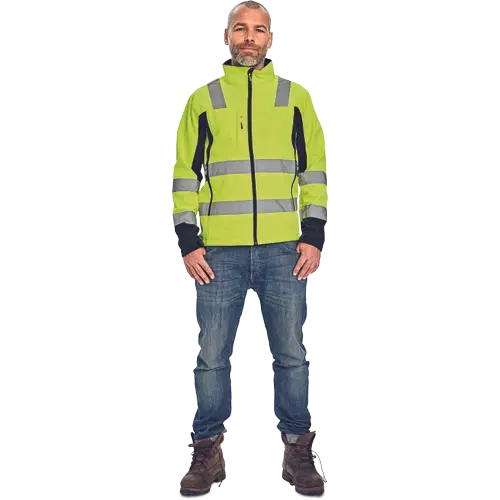 Jacheta reflectorizanta softshell Cerva MALTON, 100% poliester, 290 gr/mp [2]