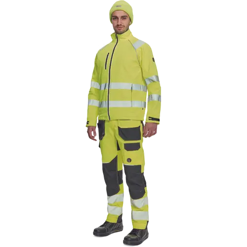 Jacheta reflectorizanta softshell Cerva SHELDON, 94% poliester, 6% elastan, 320 gr/mp [4]