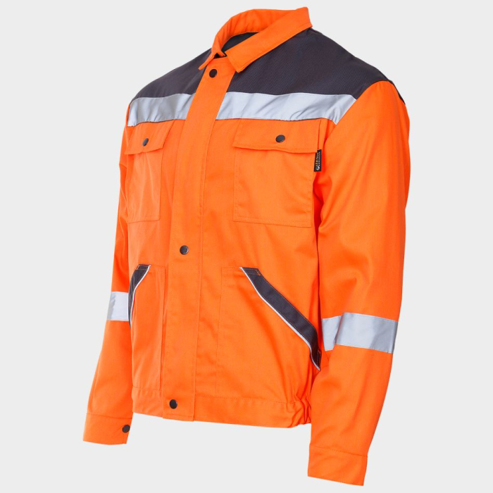 Jacheta reflectorizanta Stenso COLLINS SUMMER HV, 35% bumbac, 65% poliester, 240 gr/mp [3]