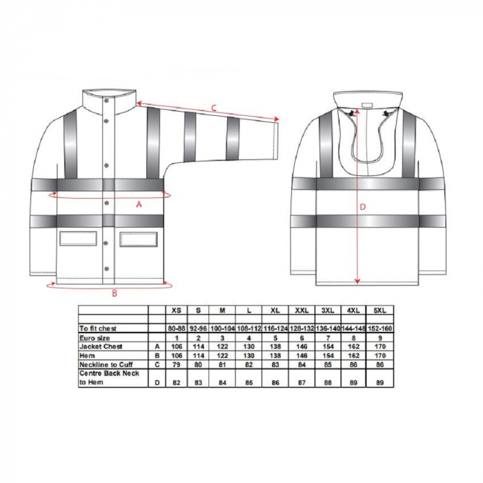 Jacheta reflectorizanta impermeabila Portwest SEALTEX ULTRA S491, necaptusita, 100% poliester, 185g [2]