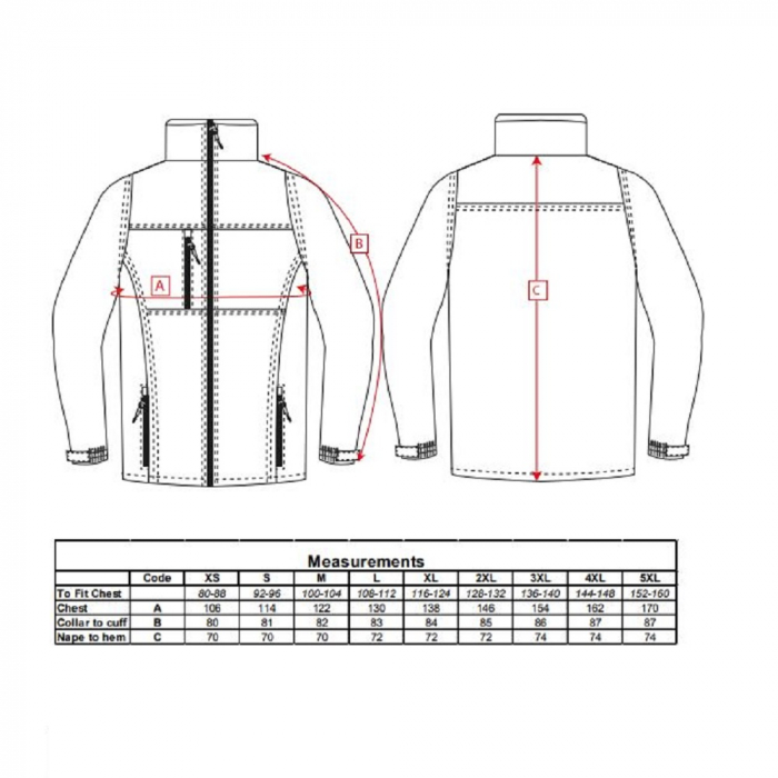 Jacheta softshell Portwest TK50, 94% Poliester, 6% elastan, 310g [2]