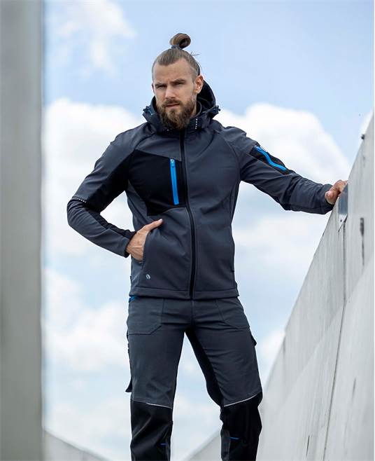 Jacheta softshell cu elemente reflectorizante Ardon CITYCONIC, 93% poliester, 7% elastan, 300 gr/mp [2]