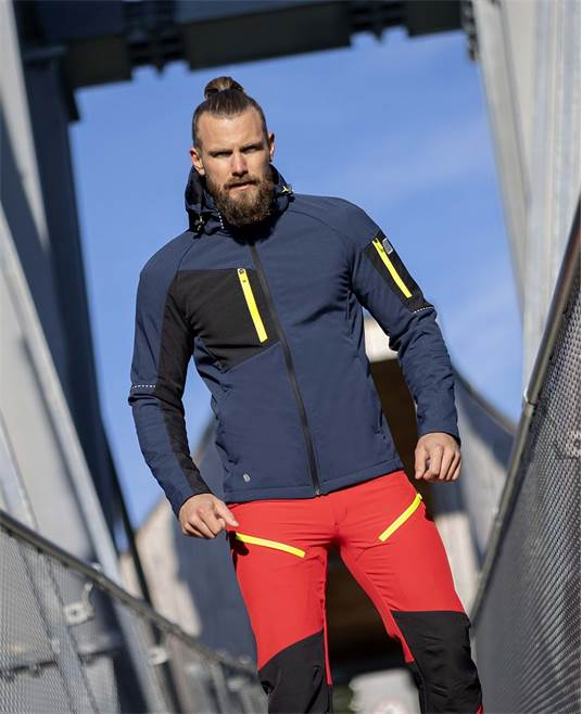 Jacheta softshell cu benzi reflectorizante Ardon CITYCONIC, 93% poliester, 7% elastan, 300 gr/mp [2]