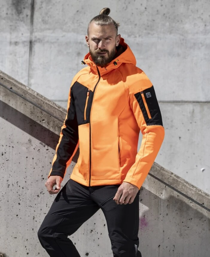 Jacheta softshell cu benzi reflectorizante Ardon CITYCONIC, 93% poliester, 7% elastan, 300 gr/mp [3]
