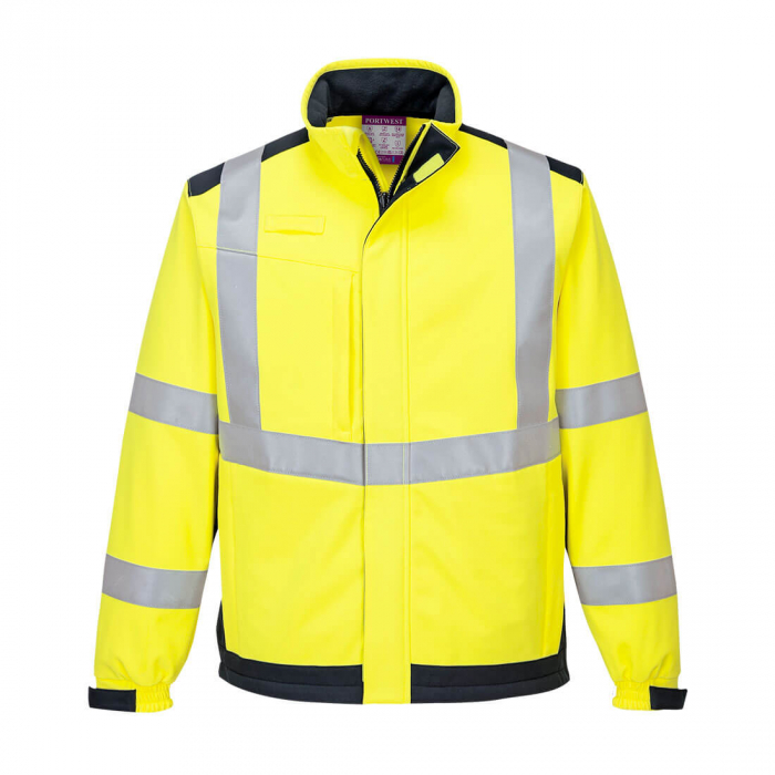 Jacheta softshell reflectorizanta Portwest MODAFLAME MULTI-NORM ARC MV72, 100% poliester, 350g [1]