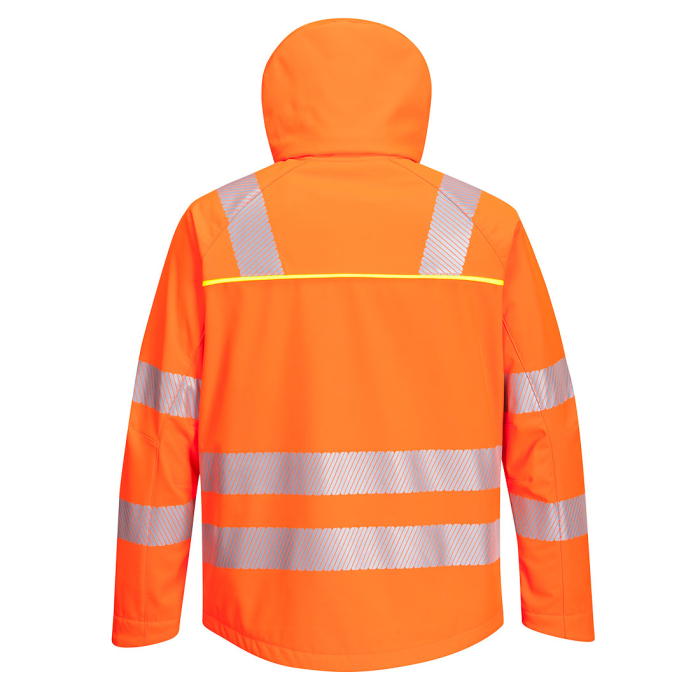 Jacheta softshell reflectorizanta Portwest DX4 HI-VIS DX475, 92% poliester, 2% elastan, 310 gr/mp [2]