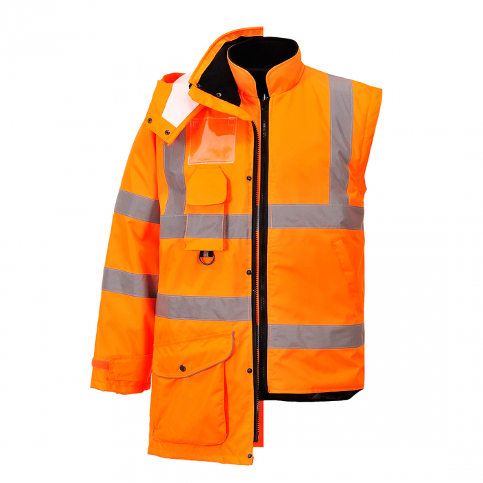Jacheta reflectorizanta Portwest TRAFFIC 7IN1 RIS RT27, 100% poliester, 190 gr/mp [25]