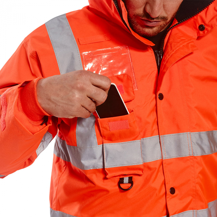 Jacheta reflectorizanta Portwest TRAFFIC 7IN1 RIS RT27, 100% poliester, 190 gr/mp [7]