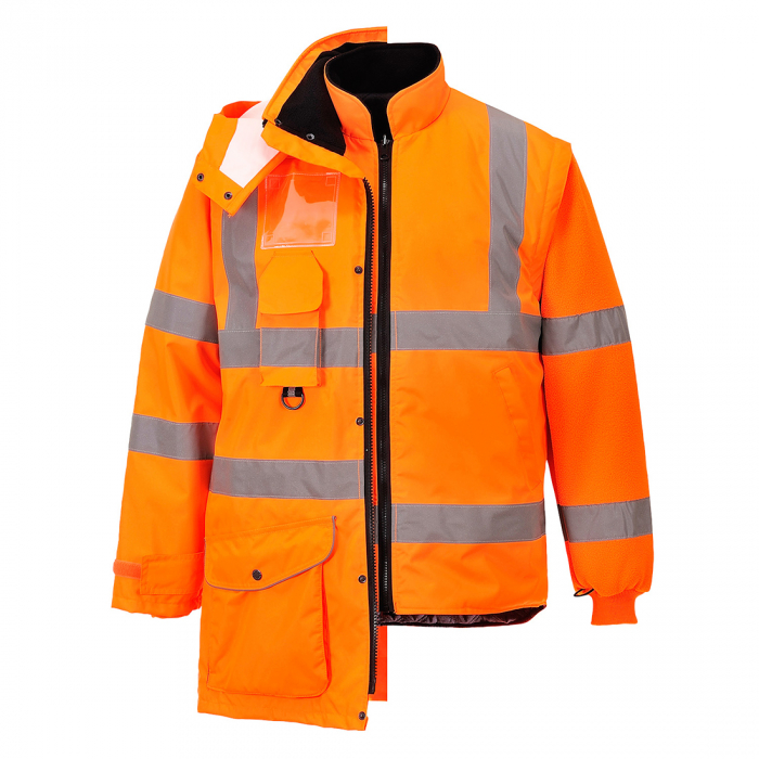 Jacheta reflectorizanta Portwest TRAFFIC 7IN1 RIS RT27, 100% poliester, 190 gr/mp [24]