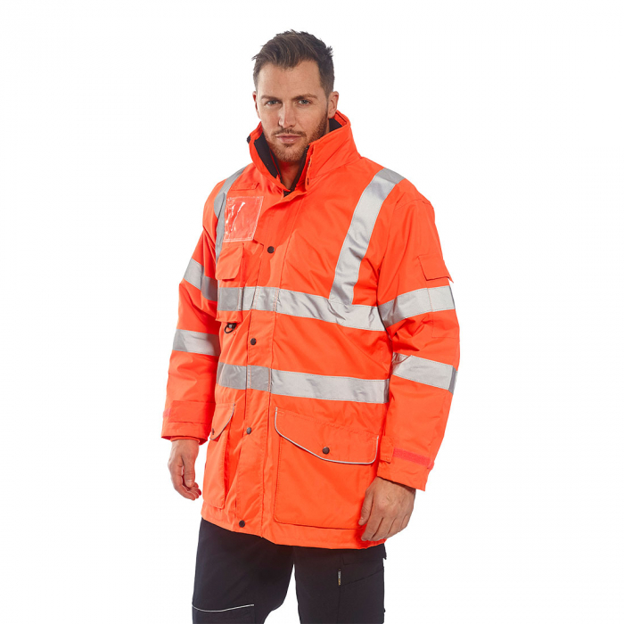 Jacheta reflectorizanta Portwest TRAFFIC 7IN1 RIS RT27, 100% poliester, 190 gr/mp [4]