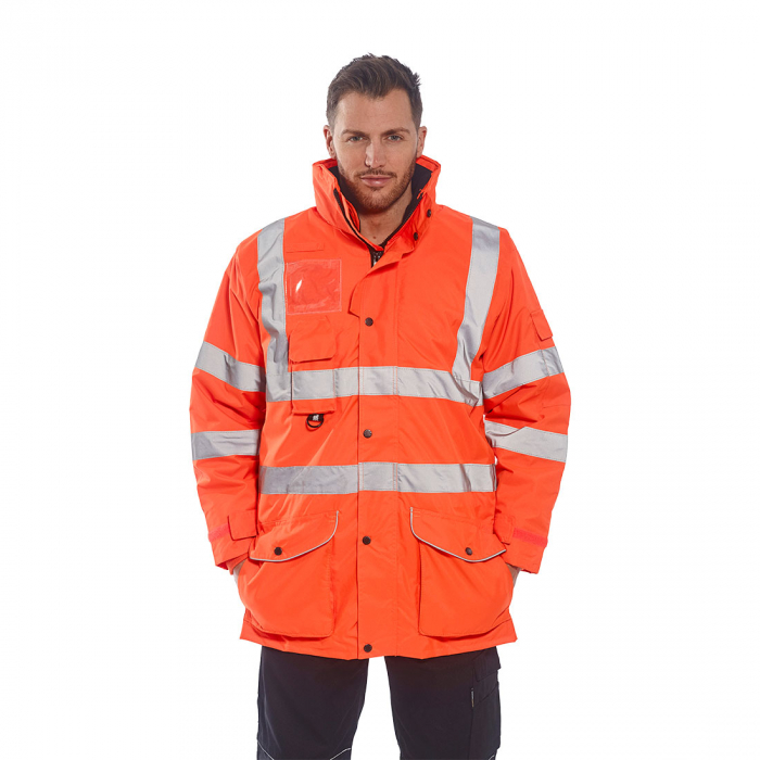 Jacheta reflectorizanta Portwest TRAFFIC 7IN1 RIS RT27, 100% poliester, 190 gr/mp [15]