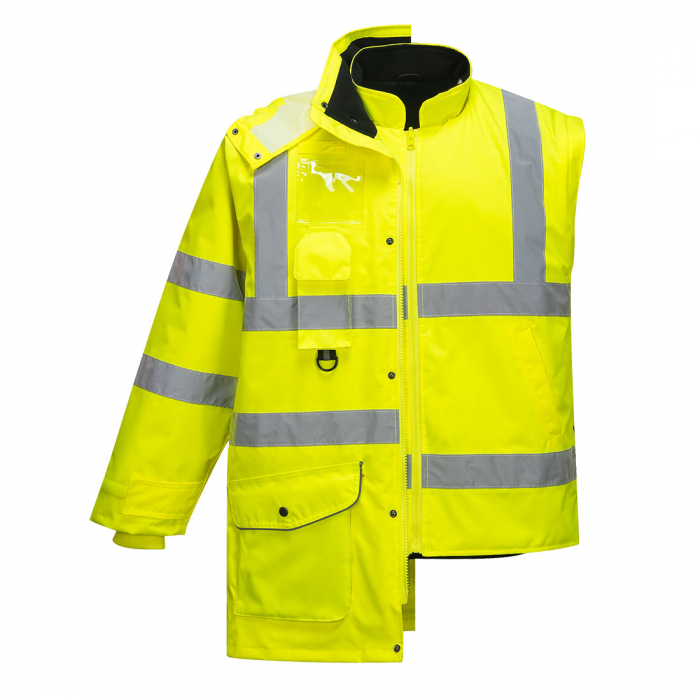 Scurta de iarna reflectorizanta Portwest TRAFFIC 7IN1 S427, 100% poliester, 190 gr/mp [3]