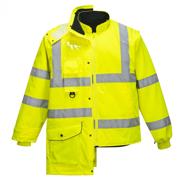 Scurta de iarna reflectorizanta Portwest TRAFFIC 7IN1 S427, 100% poliester, 190 gr/mp [5]