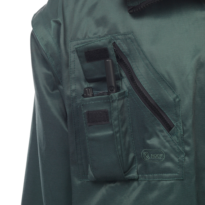 Jacheta vatuita de iarna Rock Safety INUIT, 55% bumbac, 45% PES hidrofug, captuseala detasabila [9]