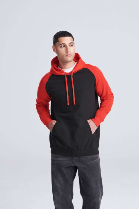 Hanorac in 2 culori cu gluga Just Hoods AWJH009 BASEBALL, 80% bumbac, 20% poliester, 280 g/mp [2]