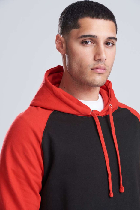 Hanorac in 2 culori cu gluga Just Hoods AWJH009 BASEBALL, 80% bumbac, 20% poliester, 280 g/mp [3]