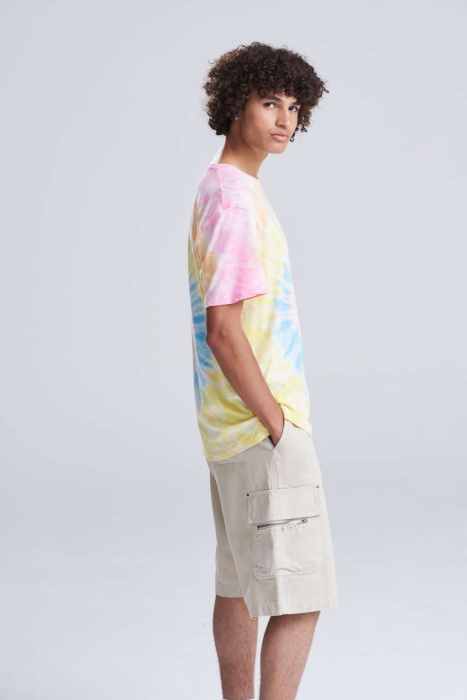 Tricou multicolor Just Ts JT022 TYE DYE T, 100% bumbac, 140 g/mp [4]