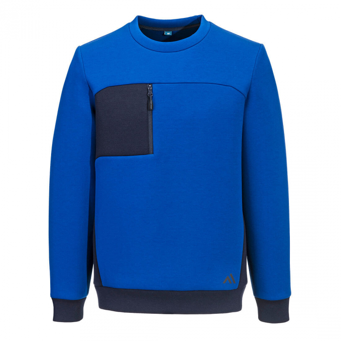 Bluza clasica de lucru Portwest KX377 PULOVER TECH, 75% poliester, 16% viscoza, 9% elastan, 330 gr/mp [1]