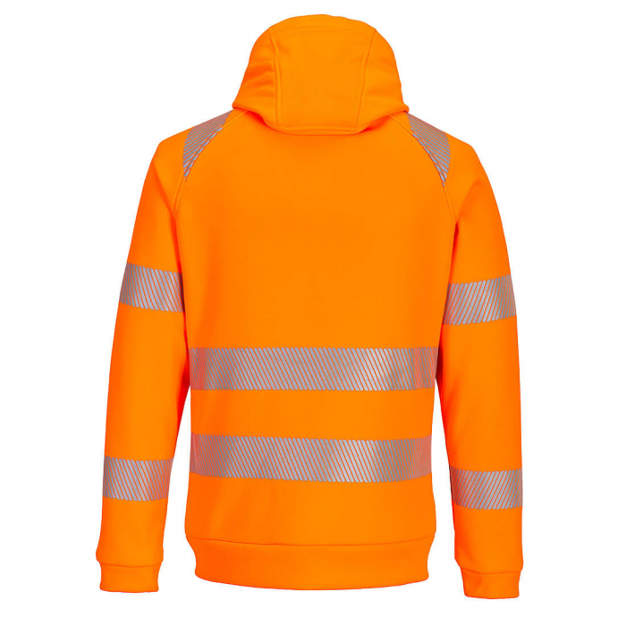 Hanorac cu gluga si fermoar Portwest DX484 PW3 Hi-Vis, 100% poliester, 330 gr/mp [3]
