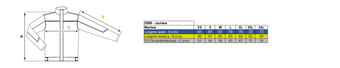 LS Jacheta de lucru dama Renania Vulcano, tercot 65/35, 235gr/mp [2]