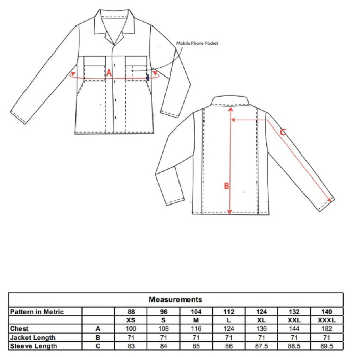 LS Jacheta de lucru Portwest MAYO C859, 65% poliester, 35% bumbac, 245g [2]