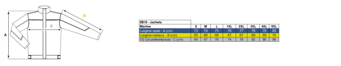 LS Jacheta reflectorizanta vatuita de iarna Renania ALASKA 3IN1, 100% poliester [2]