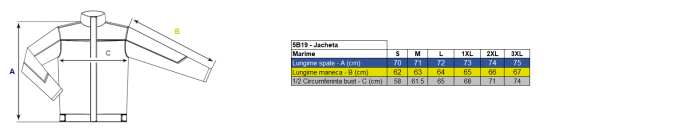 LS Jacheta reflectorizanta vatuita de iarna Renania BRIGHTON, 100% poliester [2]
