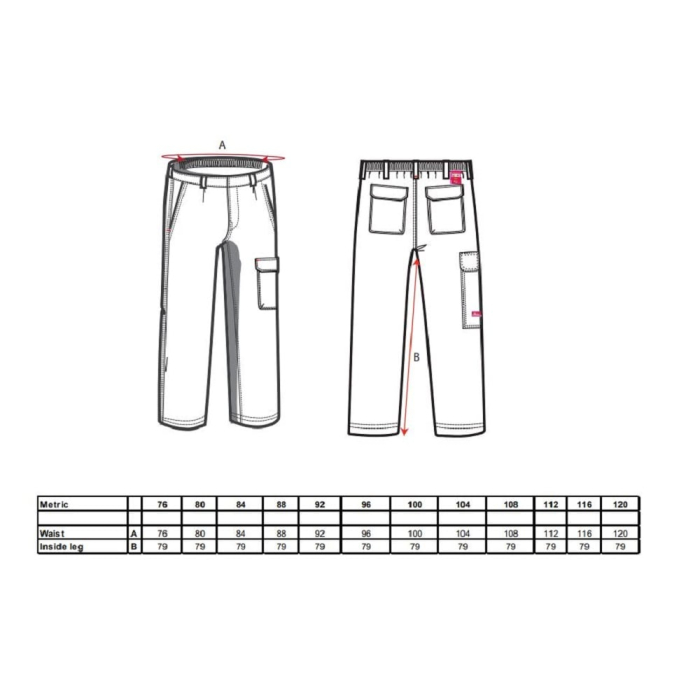 LS Pantaloni ignifugati de sudura Portwest BIZWELD BZ31, 330 gr/mp [2]