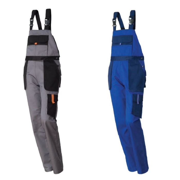 LS Pantaloni salopeta cu pieptar dama Renania VULCANO, tercot 65/35, 235gr/mp [3]