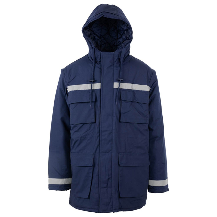 LS Scurta vatuita de iarna cu benzi reflectorizante Renania PRAG, tercot 65/35 [3]