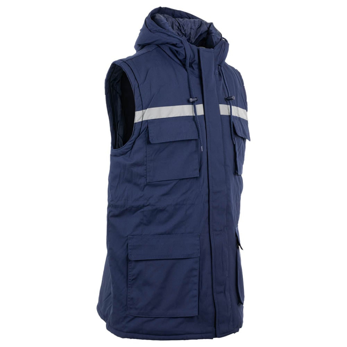 LS Scurta vatuita de iarna cu benzi reflectorizante Renania PRAG, tercot 65/35 [9]