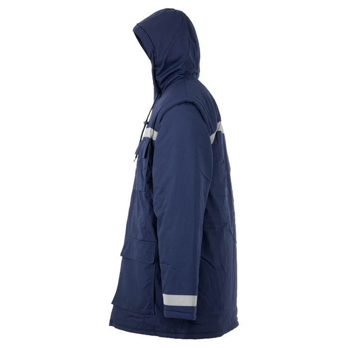 LS Scurta vatuita de iarna cu benzi reflectorizante Renania PRAG, tercot 65/35 [5]