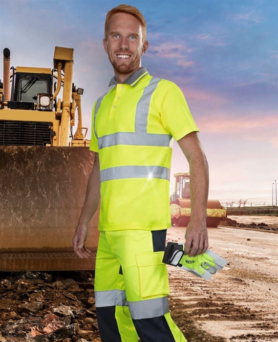 LS Tricou polo reflectorizant Ardon REF201, bumbac 55/45, 150 gr/mp [2]