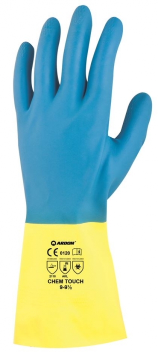 Manusi de protectie chimica Ardon CHEM TOUCH, latex, neopren, AKL [2]