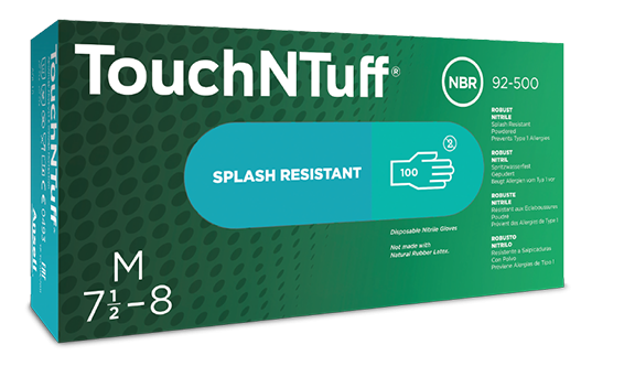 Manusi de protectie chimica Ansell TOUCHNTUFF 92-500, impregnate in nitril [2]