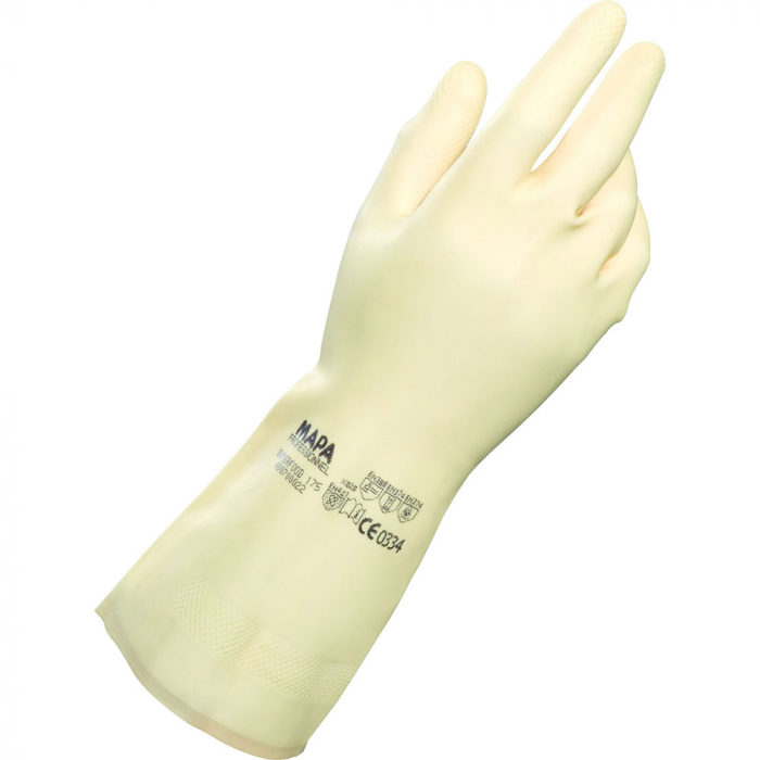 Manusi de protectie chimica Mapa VITAL 175, latex [2]