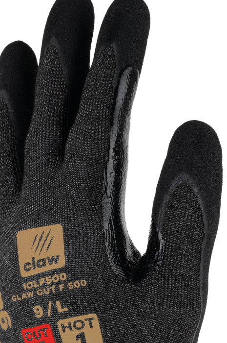 Manusi de protectie la taiere Coverguard CLAW CUT F 500 1CLF500, HPPE, CUT F, impregnate cu nitril, fara fibra de sticla, compatibila touchscreen [3]