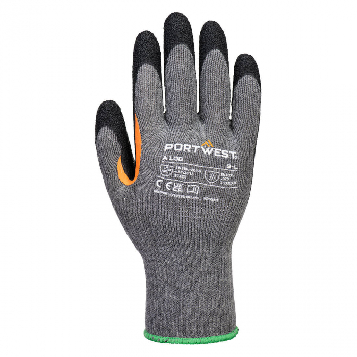 Manusi de protectie Portwest latex Grip A106, impregnate in latex, set 12 per [1]