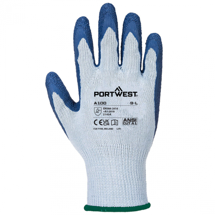 Manusi de protectie Portwest A100 GRIP, impregnate in latex [1]