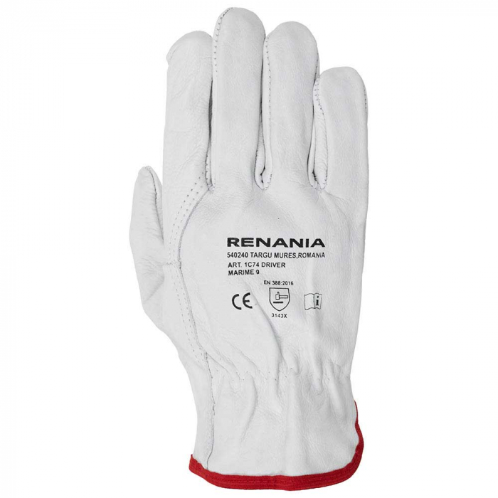 Manusi de protectie Renania DRIVER, piele [2]