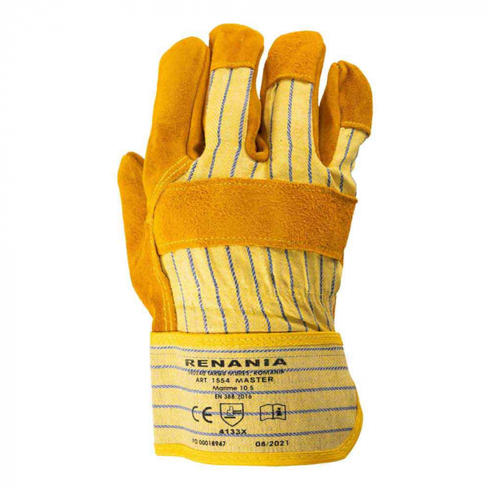 Manusi de protectie Renania MASTER, piele spalt bovina [2]