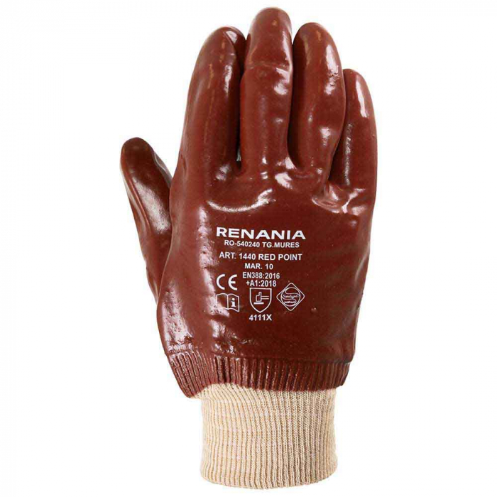 Manusi de protectie Renania RED POINT, impregnate in PVC [5]