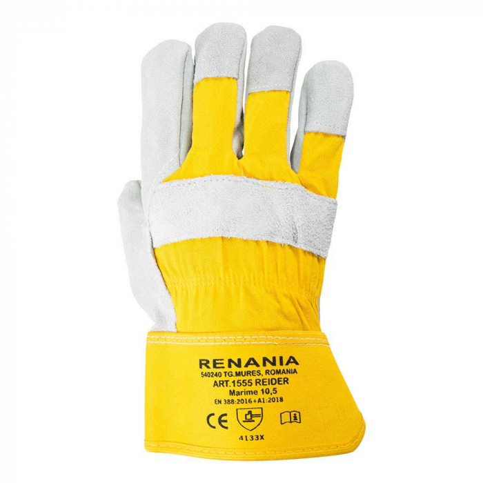 Manusi de protectie Renania RIDER, piele spalt bovina [6]