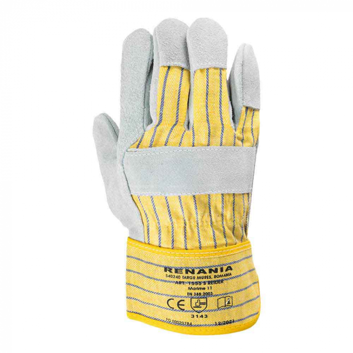 Manusi de protectie Renania SUPER REIDER, piele spalt bovina [2]